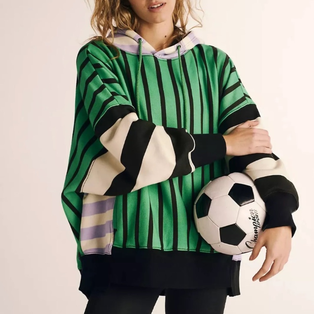 Free People Movement Sprint To The Finish Printed Hoodie